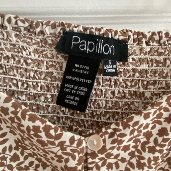 PAPILLON brown floral mini sundress - Picture 6 of 6